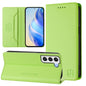 RC01 Dual-Folded Magnetic Suction RFID Leather Phone Case, For Galaxy S22 5G, For Galaxy S21 FE 5G, For Galaxy S21 5G, For Galaxy S21+ 5G, For Galaxy S21 Ultra 5G, For Galaxy S20 Ultra