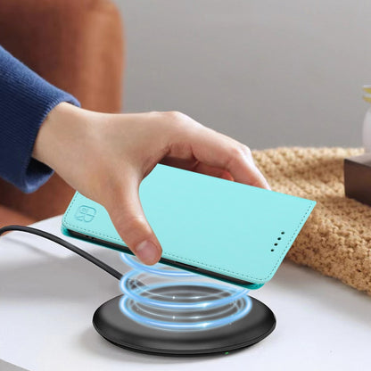 RC01 Dual-Folded Magnetic Suction RFID Leather Phone Case, For Galaxy S20, For Galaxy S20+