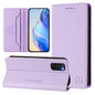 RC01 Dual-Folded Magnetic Suction RFID Leather Phone Case, For Galaxy S20, For Galaxy S20+