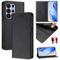RC01 Dual-Folded Magnetic Suction RFID Leather Phone Case, For Galaxy S26 FE 5G, For Galaxy S26+ 5G, For Galaxy S26 Edge 5G, For Galaxy S26 Ultra 5G, For Galaxy S26 5G, For Galaxy S25 Edge 5G