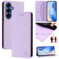 RC01 Dual-Folded Magnetic Suction RFID Leather Phone Case, For Galaxy S26 FE 5G, For Galaxy S26+ 5G, For Galaxy S26 Edge 5G, For Galaxy S26 Ultra 5G, For Galaxy S26 5G, For Galaxy S25 Edge 5G