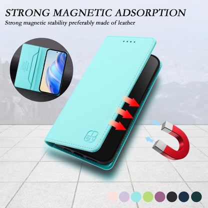 RC01 Dual-Folded Magnetic Suction RFID Leather Phone Case, For Galaxy S26 FE 5G, For Galaxy S26+ 5G, For Galaxy S26 Edge 5G, For Galaxy S26 Ultra 5G, For Galaxy S26 5G, For Galaxy S25 Edge 5G