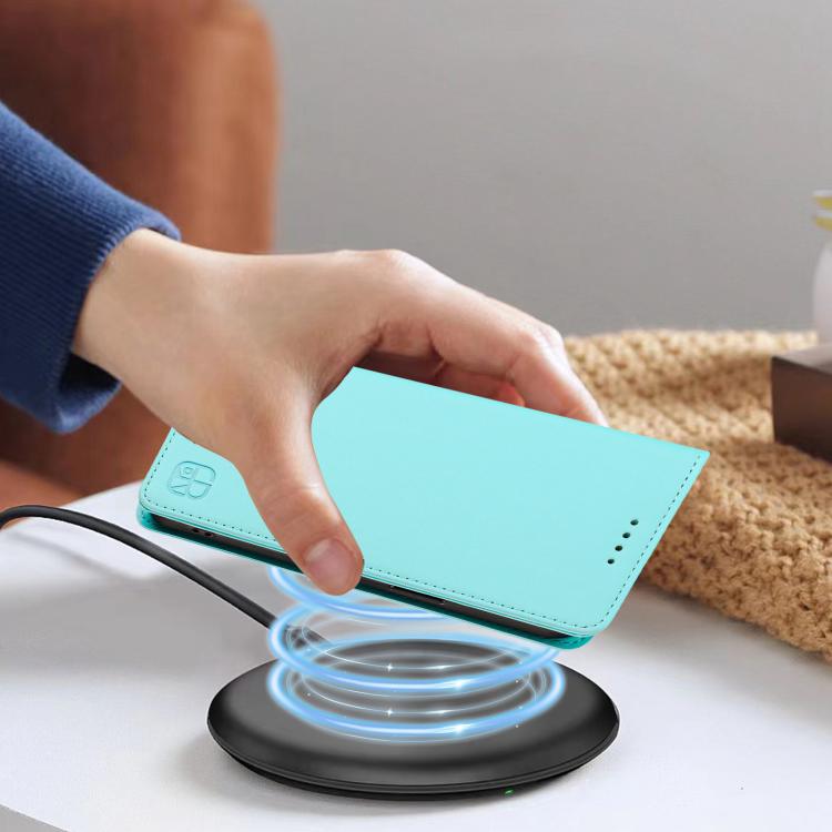 RC01 Dual-Folded Magnetic Suction RFID Leather Phone Case, For Galaxy S26 FE 5G, For Galaxy S26+ 5G, For Galaxy S26 Edge 5G, For Galaxy S26 Ultra 5G, For Galaxy S26 5G, For Galaxy S25 Edge 5G