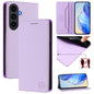 RC01 Dual-Folded Magnetic Suction RFID Leather Phone Case, For Galaxy S26 FE 5G, For Galaxy S26+ 5G, For Galaxy S26 Edge 5G, For Galaxy S26 Ultra 5G, For Galaxy S26 5G, For Galaxy S25 Edge 5G