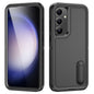 Rugged PC Hybrid Silicone Phone Case with Holder, For Samsung Galaxy S26 Ultra 5G, For Samsung Galaxy S26 5G, For Samsung Galaxy S25 FE 5G, For Samsung Galaxy S24 / S25 5G