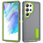 Rugged PC Hybrid Silicone Phone Case with Holder, For Samsung Galaxy S24+ / S25+ 5G, For Samsung Galaxy S25 Ultra 5G