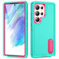 Rugged PC Hybrid Silicone Phone Case with Holder, For Samsung Galaxy S24+ / S25+ 5G, For Samsung Galaxy S25 Ultra 5G