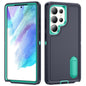 Rugged PC Hybrid Silicone Phone Case with Holder, For Samsung Galaxy S24+ / S25+ 5G, For Samsung Galaxy S25 Ultra 5G
