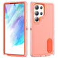 Rugged PC Hybrid Silicone Phone Case with Holder, For Samsung Galaxy S24+ / S25+ 5G, For Samsung Galaxy S25 Ultra 5G