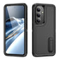 Rugged PC Hybrid Silicone Phone Case with Holder, For Samsung Galaxy S26 Ultra 5G, For Samsung Galaxy S26 5G, For Samsung Galaxy S25 FE 5G, For Samsung Galaxy S24 / S25 5G