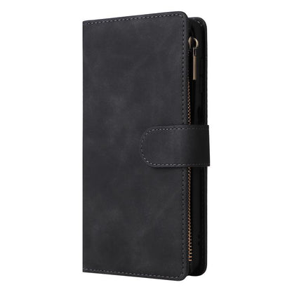 Multifunctional Frosted Zipper Wallet Leather Phone Case, For Galaxy S24 FE 5G, For Galaxy S23 FE 5G, For Galaxy S22+ 5G