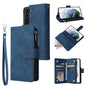 Multifunctional Frosted Zipper Wallet Leather Phone Case, For Galaxy S24 FE 5G, For Galaxy S23 FE 5G, For Galaxy S22+ 5G