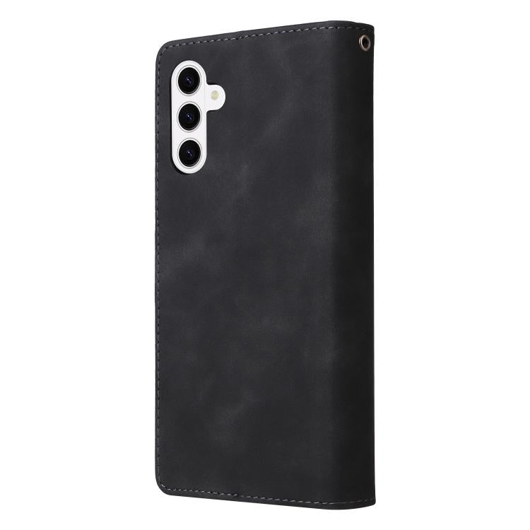 Multifunctional Frosted Zipper Wallet Leather Phone Case, For Samsung Galaxy S26+ 5G, For Samsung Galaxy S26 Ultra 5G, For Samsung Galaxy S26 5G, For Samsung Galaxy S25 FE 5G, For Samsung Galaxy S25 Edge 5G, For Samsung Galaxy S25 5G                   ...