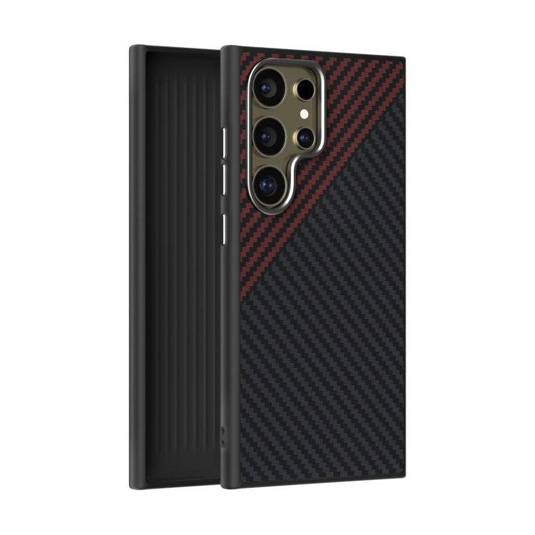 ABEEL C Carbon Fiber Series 6D Micro Relief MagSafe Phone Case, For Samsung Galaxy S26+ 5G, For Samsung Galaxy S26 Ultra 5G, For Samsung Galaxy S26 5G, For Samsung Galaxy S25 FE 5G, For Samsung Galaxy S25 Edge 5G, For Samsung Galaxy S25 5G / S24 5G    ...