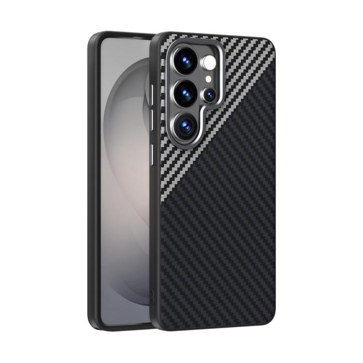 ABEEL C Carbon Fiber Series 6D Micro Relief MagSafe Phone Case, For Samsung Galaxy S26+ 5G, For Samsung Galaxy S26 Ultra 5G, For Samsung Galaxy S26 5G, For Samsung Galaxy S25 FE 5G, For Samsung Galaxy S25 Edge 5G, For Samsung Galaxy S25 5G / S24 5G    ...