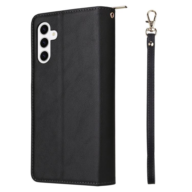 9-Card Slots Zipper Wallet Bag Leather Phone Case, For Samsung Galaxy S26+ 5G, For Samsung Galaxy S26 Ultra 5G, For Samsung Galaxy S26 5G, For Samsung Galaxy S25 FE 5G, For Samsung Galaxy S25 Edge 5G, For Samsung Galaxy S25 5G, For Samsung Galaxy S25+ ...