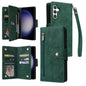 Rivet Buckle 9 Cards Three Fold Leather Phone Case, For Samsung Galaxy S26+ 5G, For Samsung Galaxy S26 Ultra 5G, For Samsung Galaxy S26 5G, For Samsung Galaxy S25 FE 5G, For Samsung Galaxy S25 Edge 5G, For Samsung Galaxy S25 5G, For Samsung Galaxy S25+...