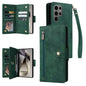 Rivet Buckle 9 Cards Three Fold Leather Phone Case, For Samsung Galaxy S26+ 5G, For Samsung Galaxy S26 Ultra 5G, For Samsung Galaxy S26 5G, For Samsung Galaxy S25 FE 5G, For Samsung Galaxy S25 Edge 5G, For Samsung Galaxy S25 5G, For Samsung Galaxy S25+...