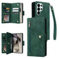 Rivet Buckle 9 Cards Three Fold Leather Phone Case, For Samsung Galaxy S26+ 5G, For Samsung Galaxy S26 Ultra 5G, For Samsung Galaxy S26 5G, For Samsung Galaxy S25 FE 5G, For Samsung Galaxy S25 Edge 5G, For Samsung Galaxy S25 5G, For Samsung Galaxy S25+...