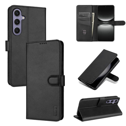 AZNS Skin Feel Calf Texture Flip Leather Phone Case, For Galaxy S26 FE 5G, For Samsung Galaxy S26+ 5G, For Samsung Galaxy S26 Ultra 5G, For Samsung Galaxy S26 5G, For Samsung Galaxy S25 FE 5G, For Samsung Galaxy S25 Edge 5G, For Samsung Galaxy S25 5G  ...