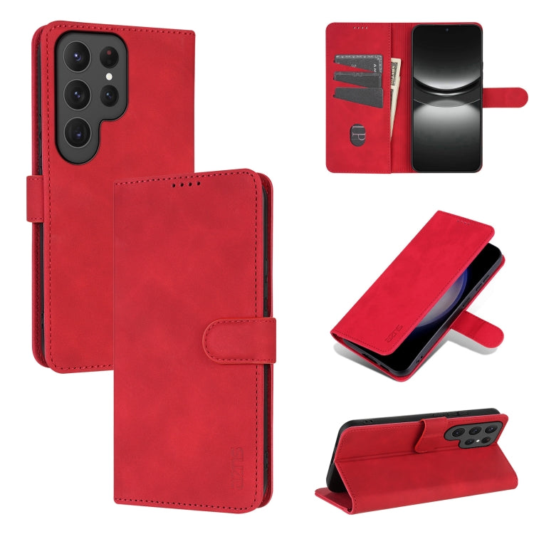 AZNS Skin Feel Calf Texture Flip Leather Phone Case, For Galaxy S26 FE 5G, For Samsung Galaxy S26+ 5G, For Samsung Galaxy S26 Ultra 5G, For Samsung Galaxy S26 5G, For Samsung Galaxy S25 FE 5G, For Samsung Galaxy S25 Edge 5G, For Samsung Galaxy S25 5G  ...