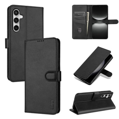 AZNS Skin Feel Calf Texture Flip Leather Phone Case, For Galaxy S26 FE 5G, For Samsung Galaxy S26+ 5G, For Samsung Galaxy S26 Ultra 5G, For Samsung Galaxy S26 5G, For Samsung Galaxy S25 FE 5G, For Samsung Galaxy S25 Edge 5G, For Samsung Galaxy S25 5G  ...