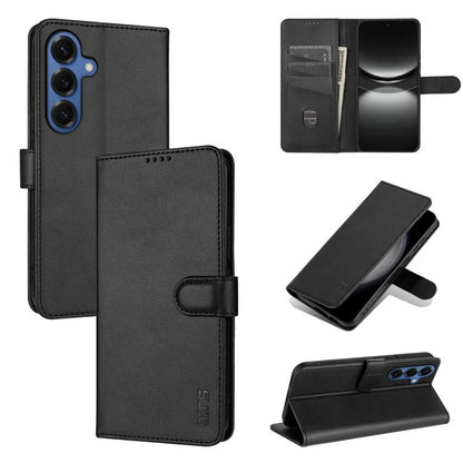 AZNS Skin Feel Calf Texture Flip Leather Phone Case, For Galaxy S26 FE 5G, For Samsung Galaxy S26+ 5G, For Samsung Galaxy S26 Ultra 5G, For Samsung Galaxy S26 5G, For Samsung Galaxy S25 FE 5G, For Samsung Galaxy S25 Edge 5G, For Samsung Galaxy S25 5G  ...