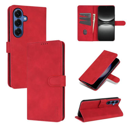 AZNS Skin Feel Calf Texture Flip Leather Phone Case, For Galaxy S26 FE 5G, For Samsung Galaxy S26+ 5G, For Samsung Galaxy S26 Ultra 5G, For Samsung Galaxy S26 5G, For Samsung Galaxy S25 FE 5G, For Samsung Galaxy S25 Edge 5G, For Samsung Galaxy S25 5G  ...