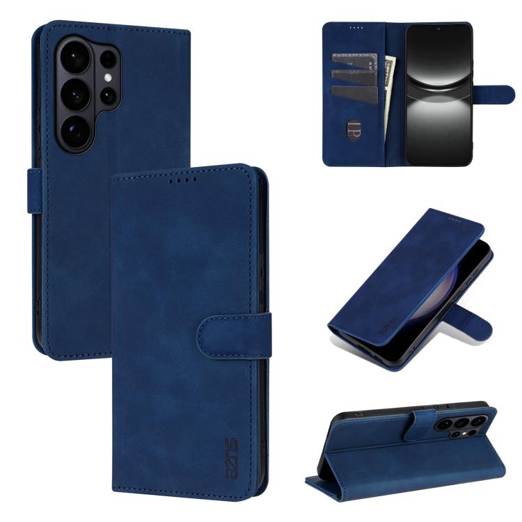 AZNS Skin Feel Calf Texture Flip Leather Phone Case, For Galaxy S26 FE 5G, For Samsung Galaxy S26+ 5G, For Samsung Galaxy S26 Ultra 5G, For Samsung Galaxy S26 5G, For Samsung Galaxy S25 FE 5G, For Samsung Galaxy S25 Edge 5G, For Samsung Galaxy S25 5G  ...