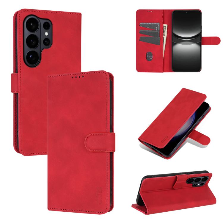 AZNS Skin Feel Calf Texture Flip Leather Phone Case, For Galaxy S26 FE 5G, For Samsung Galaxy S26+ 5G, For Samsung Galaxy S26 Ultra 5G, For Samsung Galaxy S26 5G, For Samsung Galaxy S25 FE 5G, For Samsung Galaxy S25 Edge 5G, For Samsung Galaxy S25 5G  ...