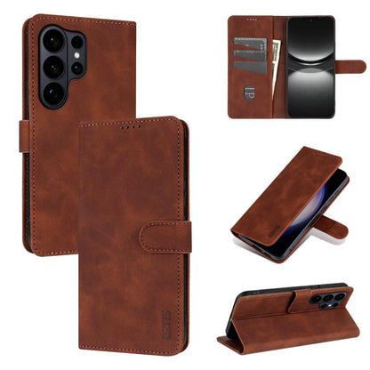 AZNS Skin Feel Calf Texture Flip Leather Phone Case, For Galaxy S26 FE 5G, For Samsung Galaxy S26+ 5G, For Samsung Galaxy S26 Ultra 5G, For Samsung Galaxy S26 5G, For Samsung Galaxy S25 FE 5G, For Samsung Galaxy S25 Edge 5G, For Samsung Galaxy S25 5G  ...