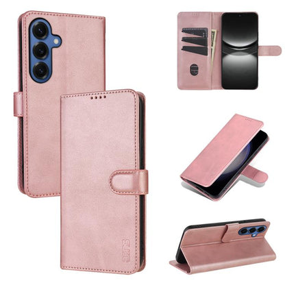 AZNS Skin Feel Calf Texture Flip Leather Phone Case, For Galaxy S26 FE 5G, For Samsung Galaxy S26+ 5G, For Samsung Galaxy S26 Ultra 5G, For Samsung Galaxy S26 5G, For Samsung Galaxy S25 FE 5G, For Samsung Galaxy S25 Edge 5G, For Samsung Galaxy S25 5G  ...