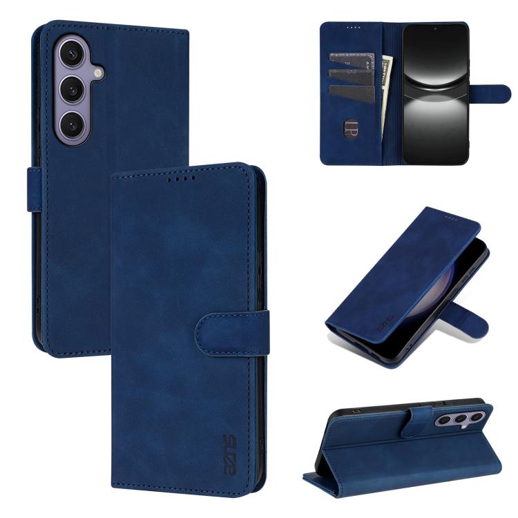 AZNS Skin Feel Calf Texture Flip Leather Phone Case, For Galaxy S26 FE 5G, For Samsung Galaxy S26+ 5G, For Samsung Galaxy S26 Ultra 5G, For Samsung Galaxy S26 5G, For Samsung Galaxy S25 FE 5G, For Samsung Galaxy S25 Edge 5G, For Samsung Galaxy S25 5G  ...