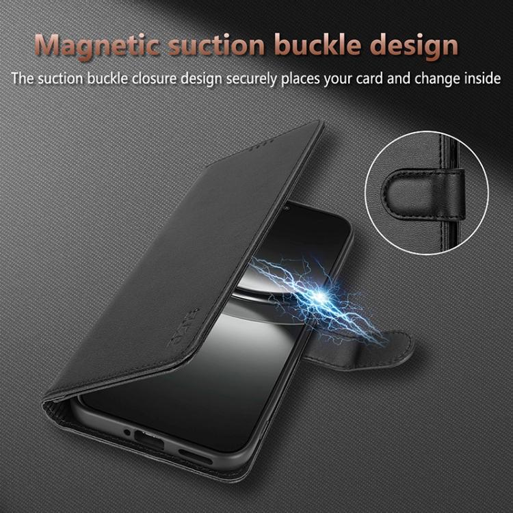 AZNS Skin Feel Calf Texture Flip Leather Phone Case, For Galaxy S26 FE 5G, For Samsung Galaxy S26+ 5G, For Samsung Galaxy S26 Ultra 5G, For Samsung Galaxy S26 5G, For Samsung Galaxy S25 FE 5G, For Samsung Galaxy S25 Edge 5G, For Samsung Galaxy S25 5G  ...
