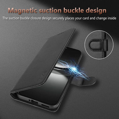 AZNS Skin Feel Calf Texture Flip Leather Phone Case, For Galaxy S26 FE 5G, For Samsung Galaxy S26+ 5G, For Samsung Galaxy S26 Ultra 5G, For Samsung Galaxy S26 5G, For Samsung Galaxy S25 FE 5G, For Samsung Galaxy S25 Edge 5G, For Samsung Galaxy S25 5G  ...