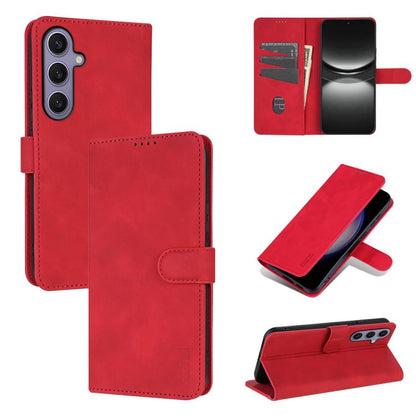 AZNS Skin Feel Calf Texture Flip Leather Phone Case, For Galaxy S26 FE 5G, For Samsung Galaxy S26+ 5G, For Samsung Galaxy S26 Ultra 5G, For Samsung Galaxy S26 5G, For Samsung Galaxy S25 FE 5G, For Samsung Galaxy S25 Edge 5G, For Samsung Galaxy S25 5G  ...