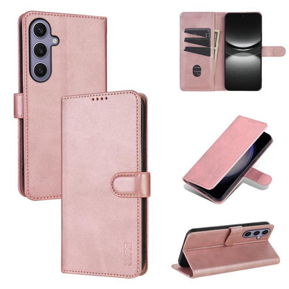 AZNS Skin Feel Calf Texture Flip Leather Phone Case, For Galaxy S26 FE 5G, For Samsung Galaxy S26+ 5G, For Samsung Galaxy S26 Ultra 5G, For Samsung Galaxy S26 5G, For Samsung Galaxy S25 FE 5G, For Samsung Galaxy S25 Edge 5G, For Samsung Galaxy S25 5G  ...