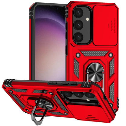 Sliding Camshield Holder Phone Case, For Samsung Galaxy S25+ 5G, For Samsung Galaxy S25 Ultra 5G, For Samsung Galaxy S24 FE 5G