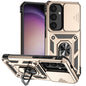 Sliding Camshield Holder Phone Case, For Samsung Galaxy S25+ 5G, For Samsung Galaxy S25 Ultra 5G, For Samsung Galaxy S24 FE 5G