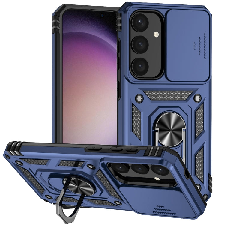 Sliding Camshield Holder Phone Case, For Samsung Galaxy S25+ 5G, For Samsung Galaxy S25 Ultra 5G, For Samsung Galaxy S24 FE 5G