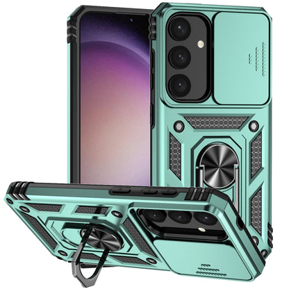Sliding Camshield Holder Phone Case, For Samsung Galaxy S25+ 5G, For Samsung Galaxy S25 Ultra 5G, For Samsung Galaxy S24 FE 5G