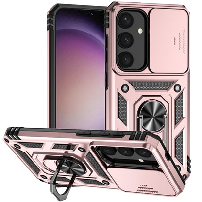 Sliding Camshield Holder Phone Case, For Samsung Galaxy S25+ 5G, For Samsung Galaxy S25 Ultra 5G, For Samsung Galaxy S24 FE 5G