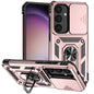 Sliding Camshield Holder Phone Case, For Samsung Galaxy S25+ 5G, For Samsung Galaxy S25 Ultra 5G, For Samsung Galaxy S24 FE 5G