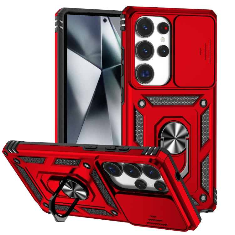 Sliding Camshield Holder Phone Case, For Samsung Galaxy S25+ 5G, For Samsung Galaxy S25 Ultra 5G, For Samsung Galaxy S24 FE 5G