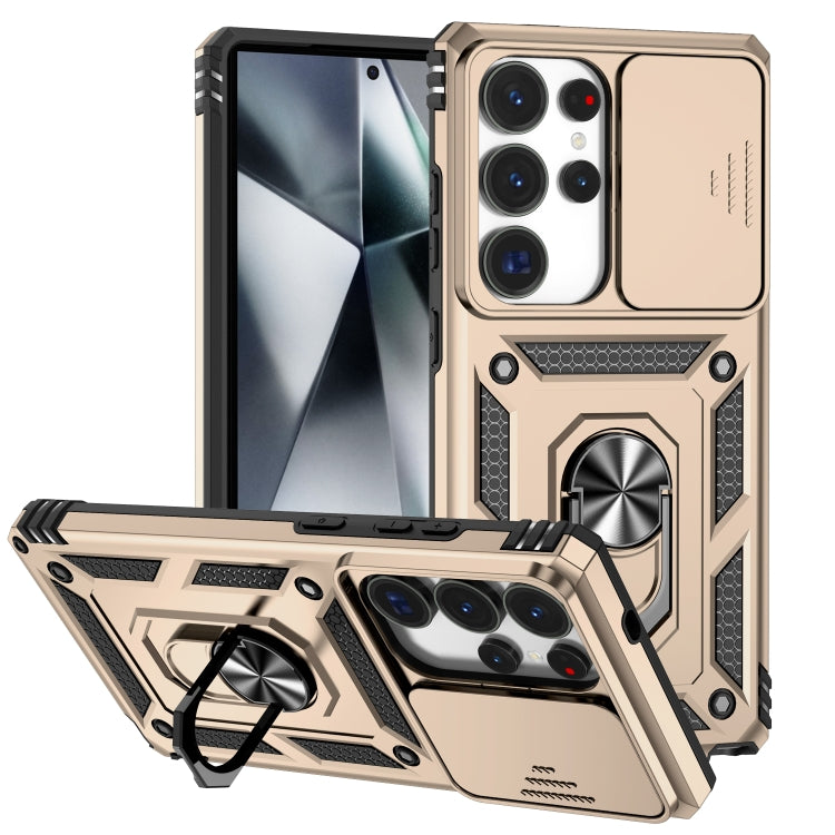 Sliding Camshield Holder Phone Case, For Samsung Galaxy S25+ 5G, For Samsung Galaxy S25 Ultra 5G, For Samsung Galaxy S24 FE 5G
