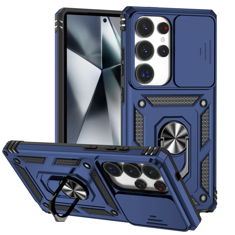 Sliding Camshield Holder Phone Case, For Samsung Galaxy S25+ 5G, For Samsung Galaxy S25 Ultra 5G, For Samsung Galaxy S24 FE 5G