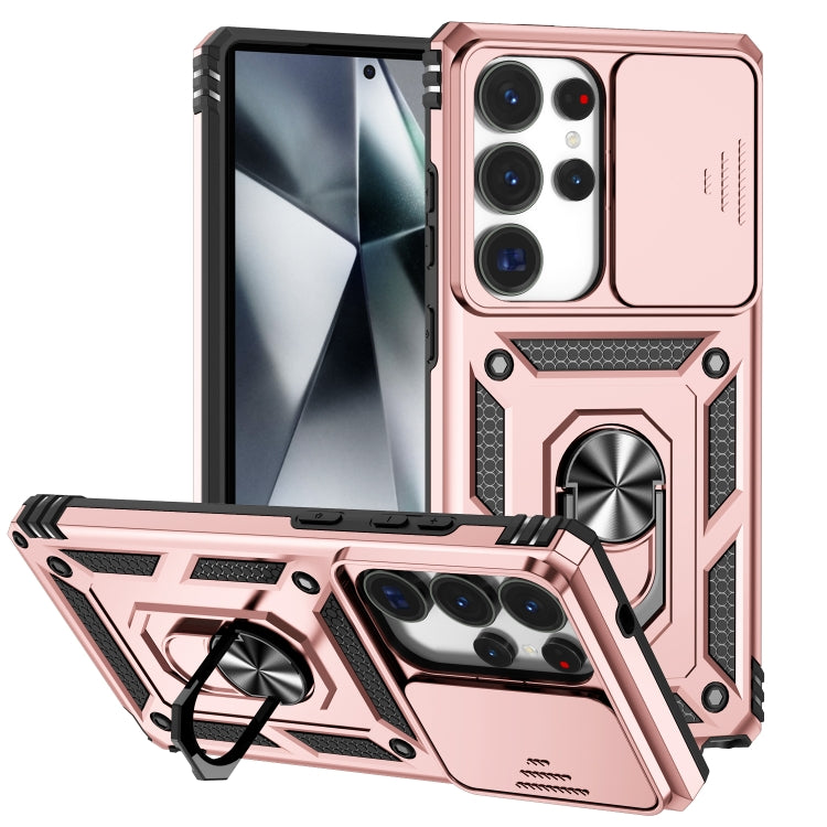 Sliding Camshield Holder Phone Case, For Samsung Galaxy S25+ 5G, For Samsung Galaxy S25 Ultra 5G, For Samsung Galaxy S24 FE 5G