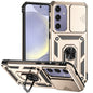 Sliding Camshield Holder Phone Case, For Samsung Galaxy S25+ 5G, For Samsung Galaxy S25 Ultra 5G, For Samsung Galaxy S24 FE 5G