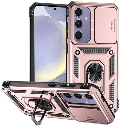Sliding Camshield Holder Phone Case, For Samsung Galaxy S25+ 5G, For Samsung Galaxy S25 Ultra 5G, For Samsung Galaxy S24 FE 5G