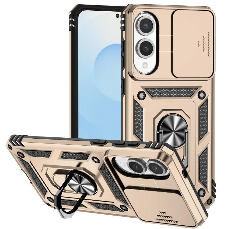 Sliding Camshield Holder Phone Case, For Samsung Galaxy S26+ 5G, For Samsung Galaxy S26 Ultra 5G, For Samsung Galaxy S26 5G, For Samsung Galaxy S25 FE 5G, For Samsung Galaxy S25 Edge 5G, For Samsung Galaxy S25 5G